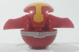 2009 McDonald's Sega Toys Spin Master Bakugan Battle Warriors Drago Dragonoid Red 1 3/4" Transforming Ball Character