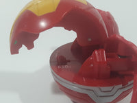 2009 McDonald's Sega Toys Spin Master Bakugan Battle Warriors Drago Dragonoid Red 1 3/4" Transforming Ball Character