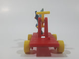 1989 McDonald's Warner Bros. Looney Tunes Wile E. Coyote & Roadrunner Train Handcar Toy Railroad Vehicle No Wile E.