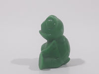 Sitting Green Turtle 1" Tall Hard Plastic Toy Figure