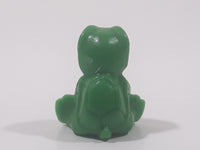 Sitting Green Turtle 1" Tall Hard Plastic Toy Figure