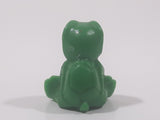 Sitting Green Turtle 1" Tall Hard Plastic Toy Figure