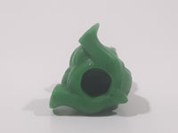 Sitting Green Turtle 1" Tall Hard Plastic Toy Figure