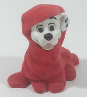 2000 McDonald's Disney 102 Dalmatians #29 Fuzzy Red Flocked Over Sized Pajamas 2 3/8" Tall Toy Figure