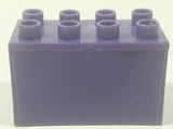 Extremely Rare Early 2000's Nestle Smarties Purple Opening Chest Duplo Style Plastic Building Block