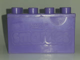 Extremely Rare Early 2000's Nestle Smarties Purple Opening Chest Duplo Style Plastic Building Block