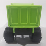 Tonka Dump Truck Bright Green Pressed Steel and Plastic Die Cast Toy Car Vehicle 3721 Made in Macau