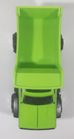 Tonka Dump Truck Bright Green Pressed Steel and Plastic Die Cast Toy Car Vehicle 3721 Made in Macau