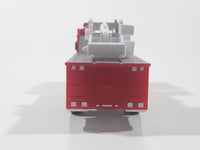Fire Alarm Rescue Fire Engine Truck Red Plastic Die Cast Toy Car Vehicle