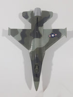 F-16 Fighting Falcon Plastic 7 3/4" Long Toy Fighter Jet Airplane