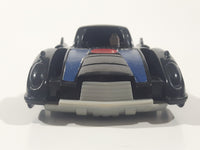 2004 McDonald's Disney Pixar The Incredibles Mr. Credible Black and Grey Plastic Pull Back Toy Car Vehicle