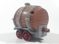 2001 McDonald's Disney Atlantis Lost Empire Dr. Sweets in Tanker Barrel Shaped Plastic Toy Car Vehicle