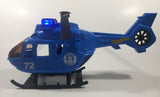 Kid Connection Rescue Squad #72 Police Helicopter 13" Long Plastic Toy Car Vehicle with Lights and Sound