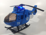 Kid Connection Rescue Squad #72 Police Helicopter 13" Long Plastic Toy Car Vehicle with Lights and Sound