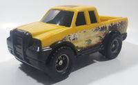 2011 FunRise Tonka Hasbro Off-Road Adventure Pickup Truck Yellow 8" Long Plastic Toy Car Vehicle #50254