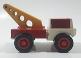 Vintage 1970s Kosto Tow Truck 3 1/2" Long Plastic and Pressed Steel Die Cast Toy Car Vehicle Made in Mauritius