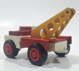 Vintage 1970s Kosto Tow Truck 3 1/2" Long Plastic and Pressed Steel Die Cast Toy Car Vehicle Made in Mauritius