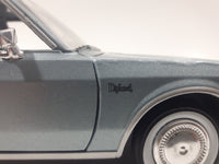2011 Motor Max No. 73333 1986 Dodge Diplomat Metallic Light Blue 1/24 Scale 8 1/2" Long Die Cast Toy Car Vehicle with Opening Front Doors and Hood