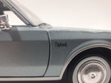 2011 Motor Max No. 73333 1986 Dodge Diplomat Metallic Light Blue 1/24 Scale 8 1/2" Long Die Cast Toy Car Vehicle with Opening Front Doors and Hood