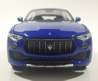 Welly No. 24078 Maserati Levante Blue 7 1/2" Long Die Cast Toy Car Vehicle
