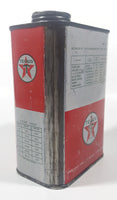 Vintage 1940s Texaco Capella Oil Red and White 6 1/2" Tall Metal Oil Can