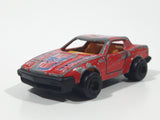 Vintage Majorette No. 202 Triumph TR7 Red 1:53 Scale Die Cast Toy Car Vehicle with Opening Doors