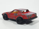 Vintage Majorette No. 202 Triumph TR7 Red 1:53 Scale Die Cast Toy Car Vehicle with Opening Doors