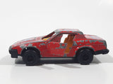 Vintage Majorette No. 202 Triumph TR7 Red 1:53 Scale Die Cast Toy Car Vehicle with Opening Doors