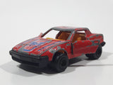 Vintage Majorette No. 202 Triumph TR7 Red 1:53 Scale Die Cast Toy Car Vehicle with Opening Doors