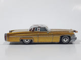 Disney Pixar Cars Cadillac Coupe de Ville Gold with Brown and White Cow Print Roof Die Cast Toy Car Vehicle