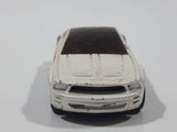 2005 Hot Wheels Robo Revenge Ford Mustang GT Concept White Die Cast Toy Car Vehicle