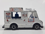 Vintage 1988 Hot Wheels Workhorses Good Humor Truck White Ice Cream Catering Food Truck Die Cast Toy Car Vehicle
