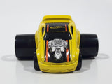 2004 Hot Wheels First Editions Fatbax 04 Mustang GT Yellow Die Cast Toy Car Vehicle