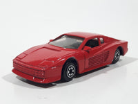 Yatming No. 8911 Ferrari Testarossa Red Die Cast Toy Exotic Dream Car Vehicle