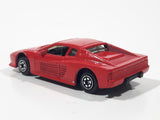 Yatming No. 8911 Ferrari Testarossa Red Die Cast Toy Exotic Dream Car Vehicle