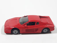 Yatming No. 8911 Ferrari Testarossa Red Die Cast Toy Exotic Dream Car Vehicle