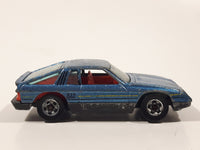 Vintage 1982 Hot Wheels Omni 024 Metalflake Blue Die Cast Toy Car Vehicle