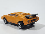 Vintage Zee Toys Dyna Wheels D51 Lamborghini Countach Yellow Die Cast Toy Car Vehicle