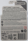 2020 Matchbox '94 Chevy Caprice Classic Police White Die Cast Toy Car Vehicle New in Package