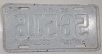 Vintage 1967 Beautiful British Columbia Red Letter White Vehicle Automobile License Plate Tag 56 516