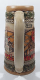 Vintage The Stroh Brewery Co. Ceramarte Brazil Heritage Series VI Stroh's Fire Brewed Beer 7 1/2" Tall Embossed Ceramic Beer Stein