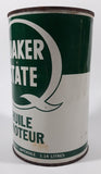Vintage Quaker State S.A.E. 20 - 20W Motor Oil 1 Imperial Quart 1.14 Litres Metal Can FULL Burlington, Ontario