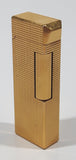 Vintage Colibri Of London John Sterling 2 1/2" Tall Gold Plated Gas Lighter