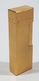 Vintage Colibri Of London John Sterling 2 1/2" Tall Gold Plated Gas Lighter