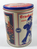 Cracker Jacks Always on Top World's Famous Confections Baseball 8" Tall Tin Metal Canister