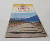 Vintage 1969 Rand McNally Canada's Yukon Territory Road Map "The Land Of The Midnight Sun" Official Road Map