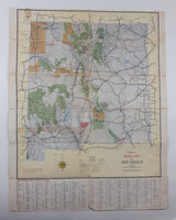 Vintage 1956 New Mexico Official Road Map