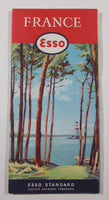 Vintage 1959 Edition Esso Standard Esso France Road Map