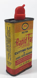 Vintage Relton Rapid Tap Cutting Fluid For Easier Faster Machining Yellow 4 Fl. Oz. 118 ml 4 7/8" Tall Tin Metal Container Empty