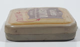 Vintage Bayer 12 Tablets Aspirin "Genuine" Small Pocket Size Tin Metal Hinged Pill Case EMPTY